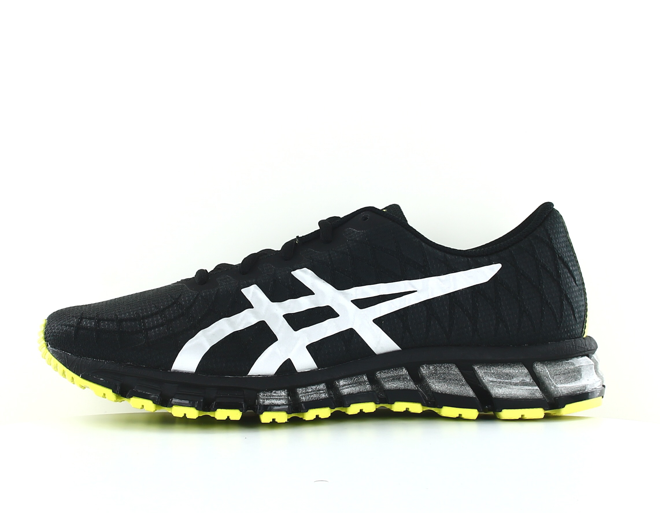 Asics Gel quantum 180 4 Noir gris silver jaune